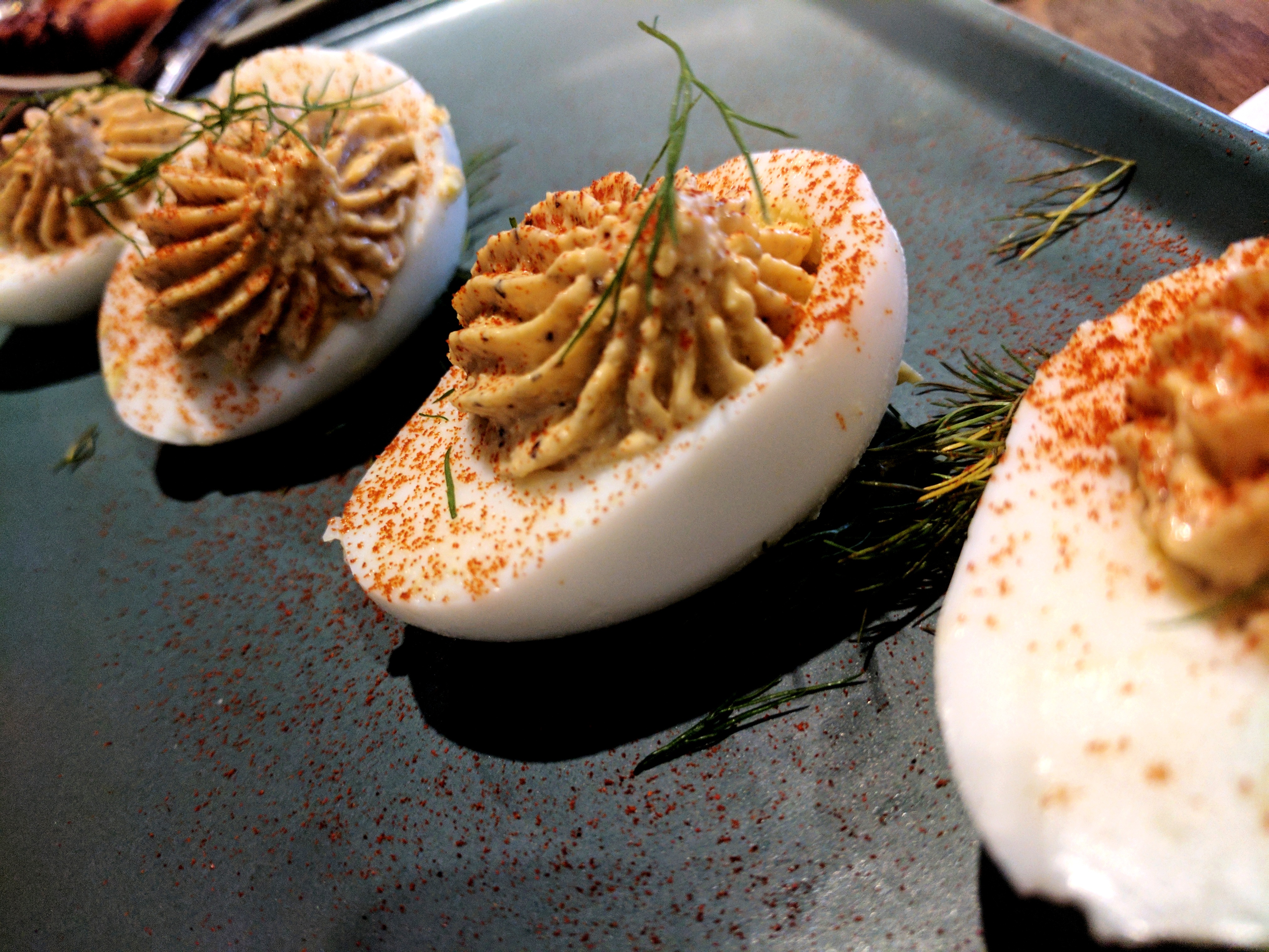Seared scallops